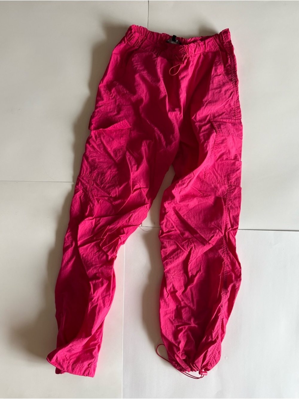 Love Tree Hot Pink Cargo Joggers